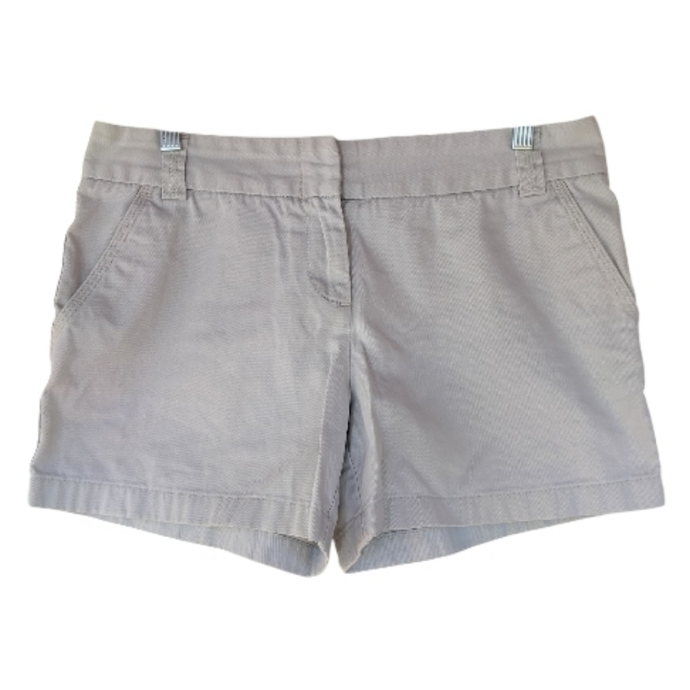 J. Crew Light Tan Khaki City Fit Cotton Chino Shorts Summer Size 10